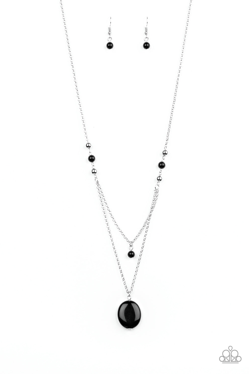 Time To Hit The ROAM - Black - Paparazzi Necklace