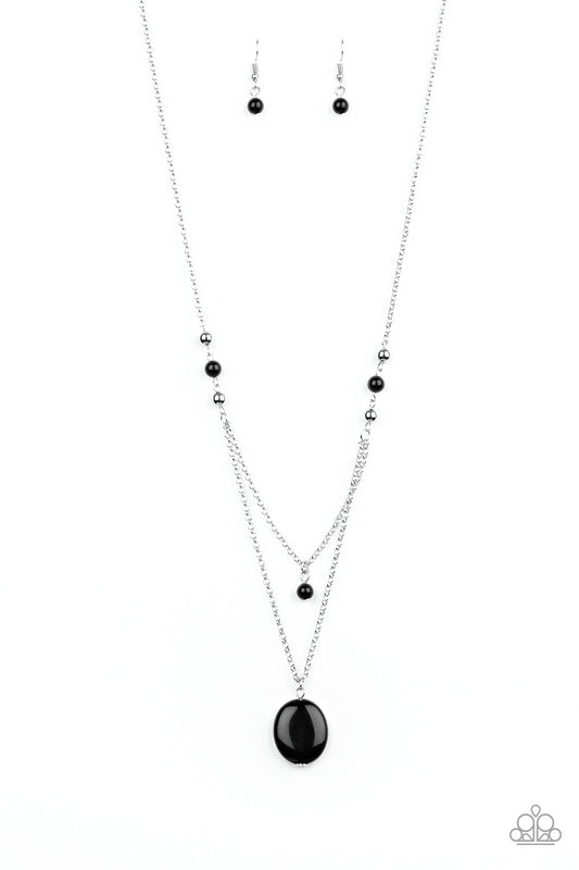 Time To Hit The ROAM - Black - Paparazzi Necklace