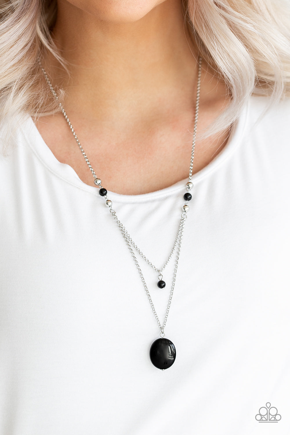 Time To Hit The ROAM - Black - Paparazzi Necklace