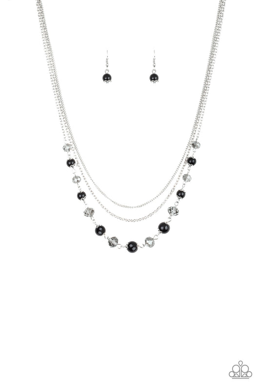 Tour de Demure - Black - Paparazzi Necklace