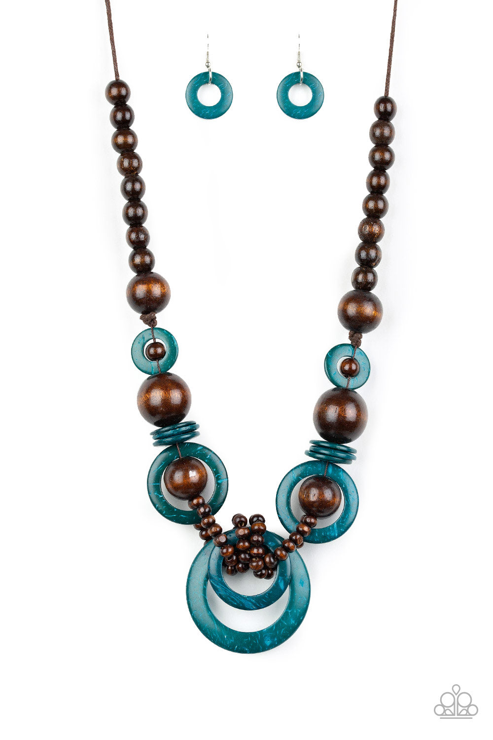 Boardwalk Party - Blue - Paparazzi Necklace