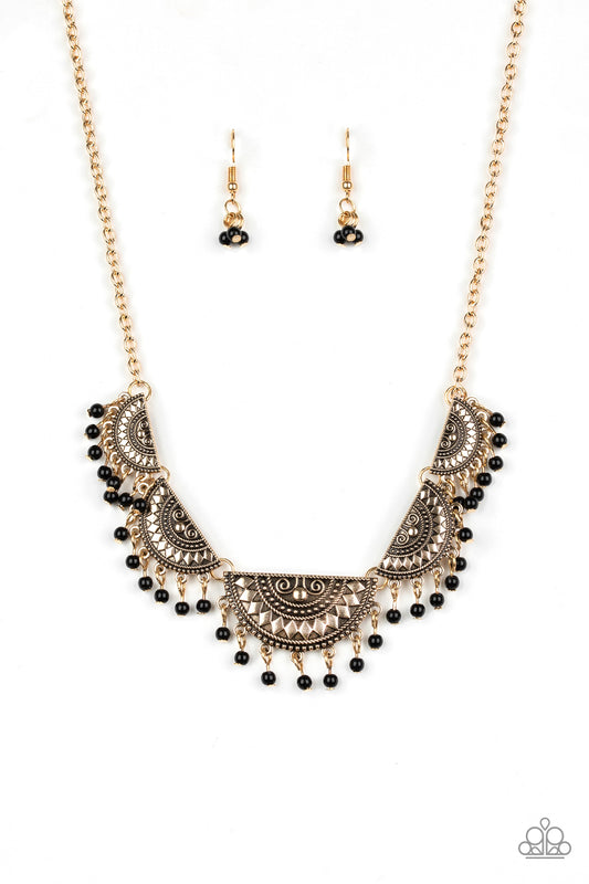 Boho Baby - Gold - Paparazzi Necklace