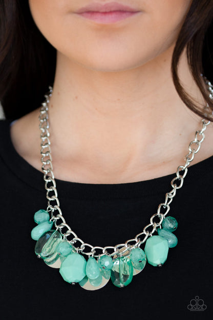 Treasure Shore - Green - Paparazzi Necklace