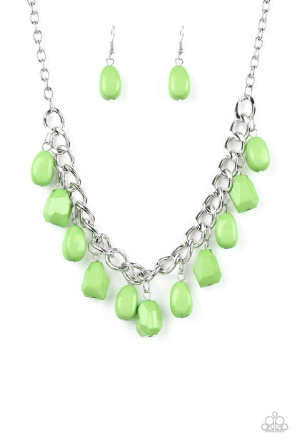 Take The Color Wheel! - Green Necklace