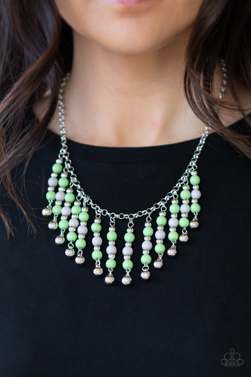 Your Sundae's Best - Green - Paparazzi Necklace