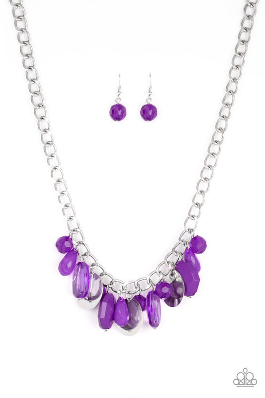 Treasure Shore - Purple Paparazzi Necklace