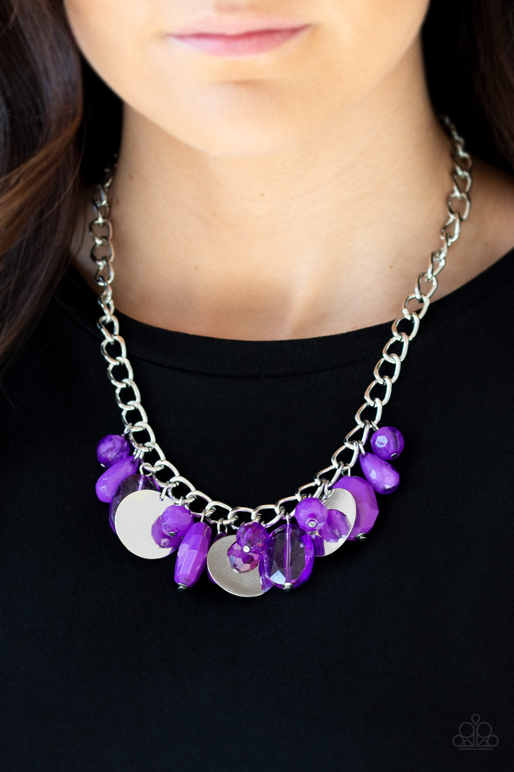 Treasure Shore - Purple Paparazzi Necklace