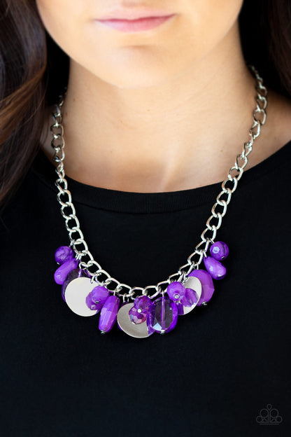 Treasure Shore - Purple Paparazzi Necklace