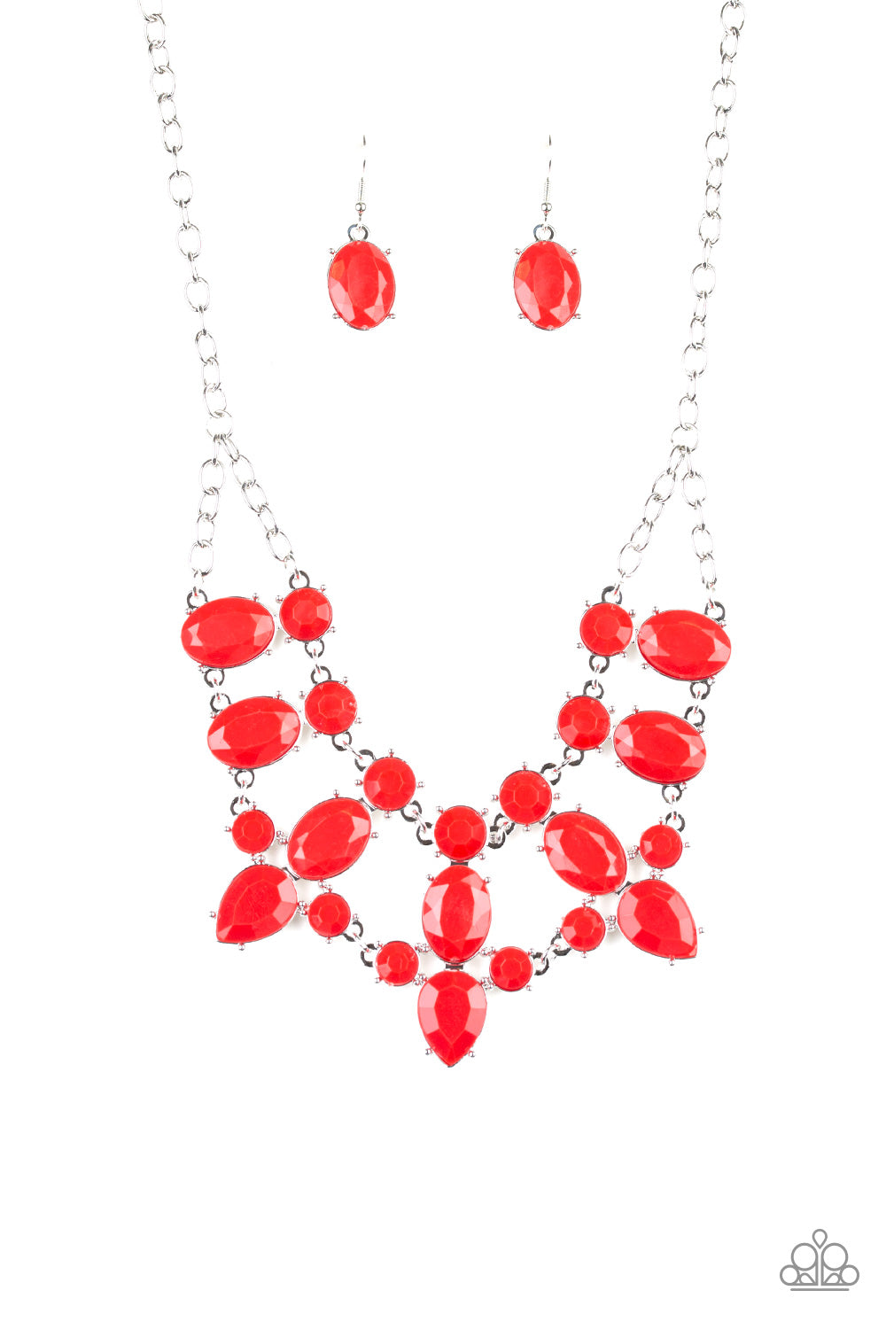 Goddess Glow - Red - Paparazzi Necklace