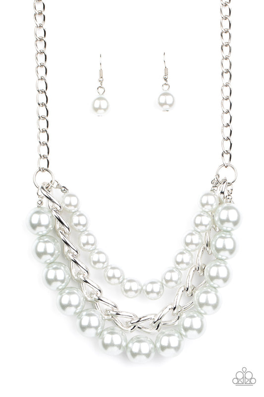 Empire State Empress - Silver - Paparazzi Necklace