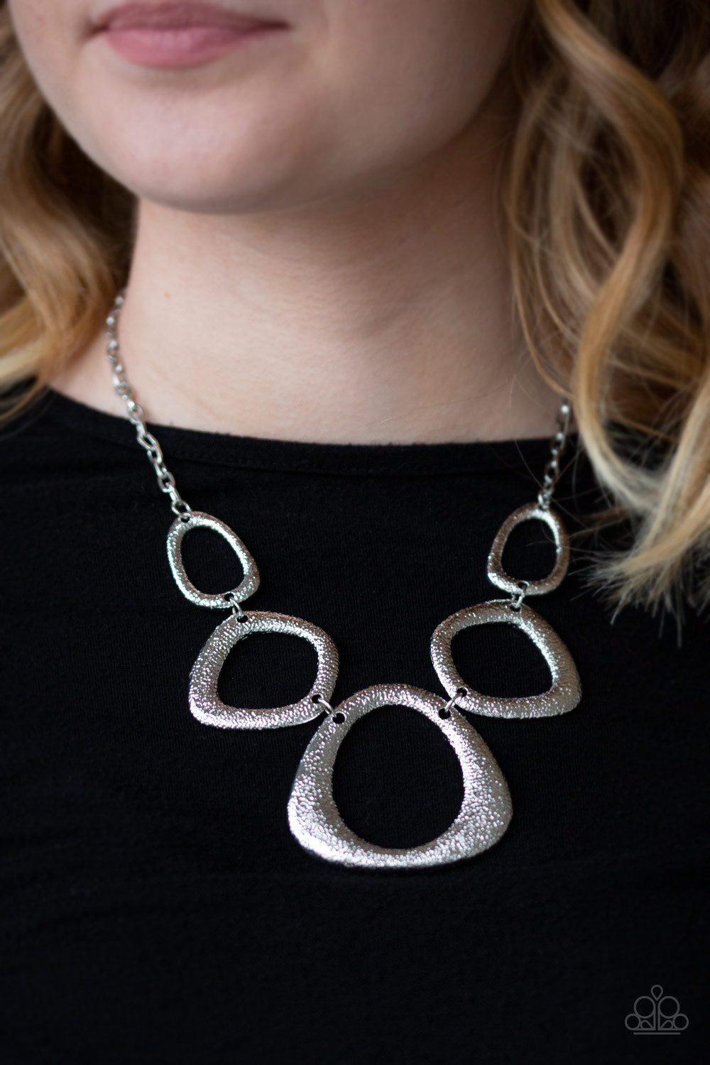 Backstreet Bandit - Silver - Paparazzi Necklace