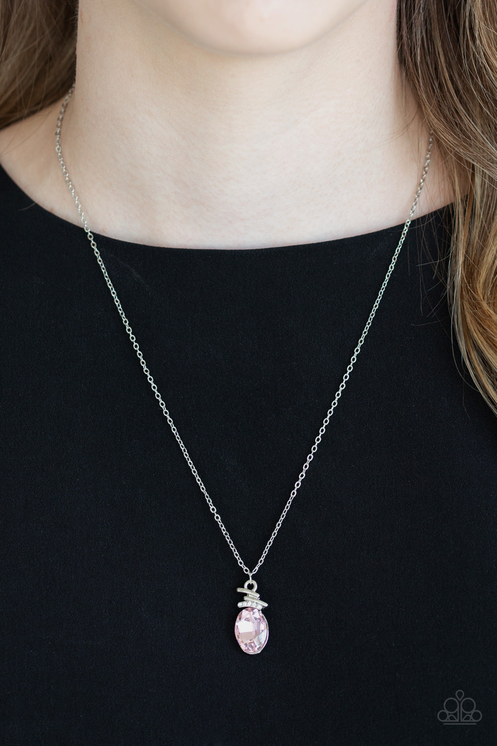 Diamonds For Days - Pink - Paparazzi Necklace