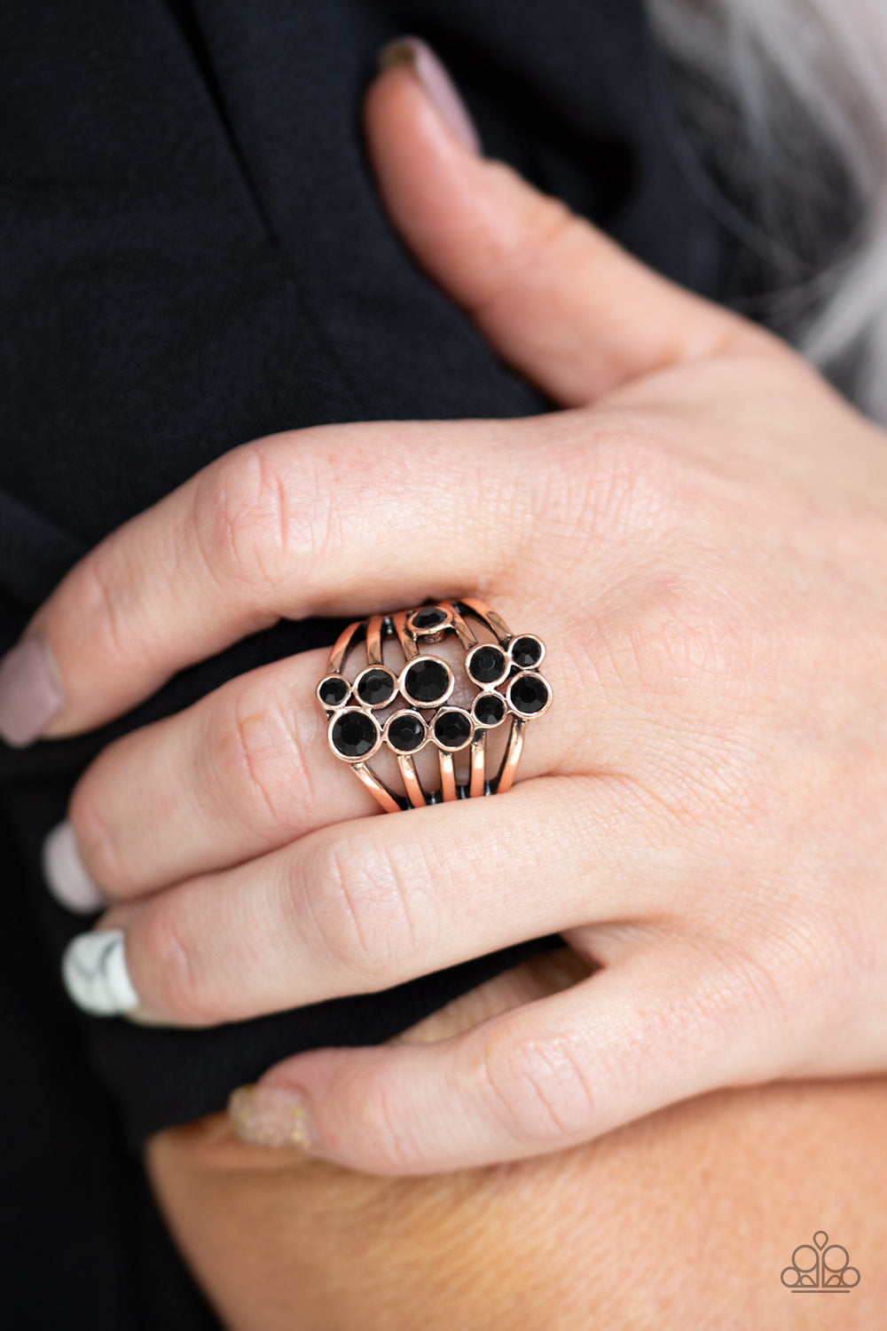 Meet In The Middle - Copper - Paparazzi Ring