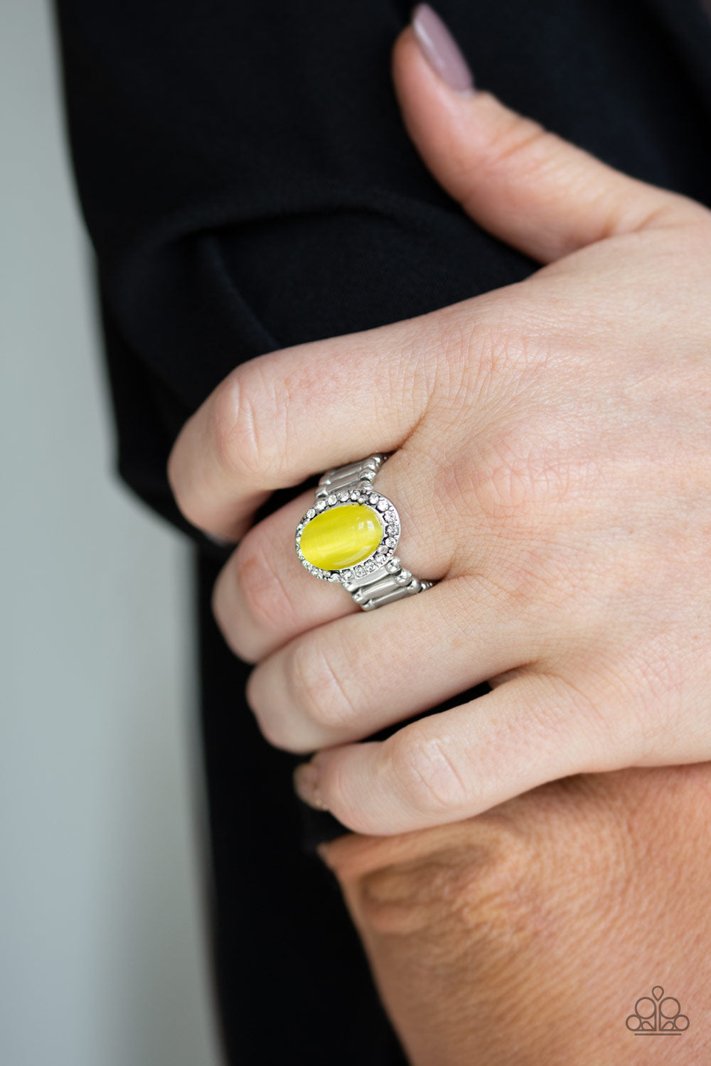 Laguna Luxury - Yellow - Paparazzi Ring