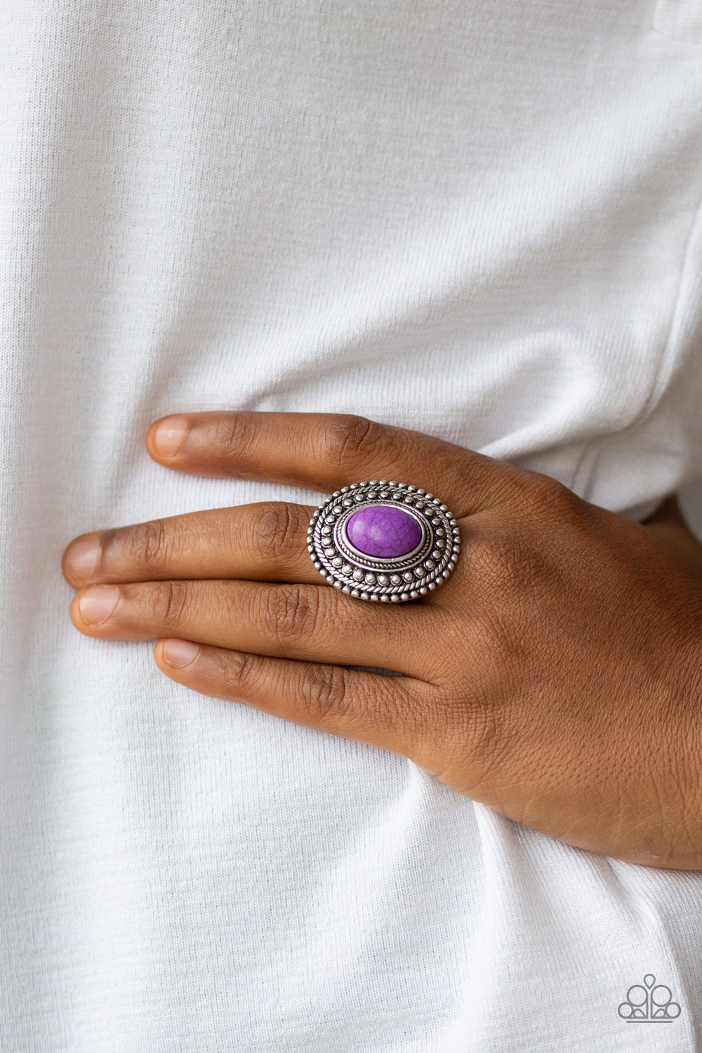 Terra Terrain - Purple Paparazzi Ring