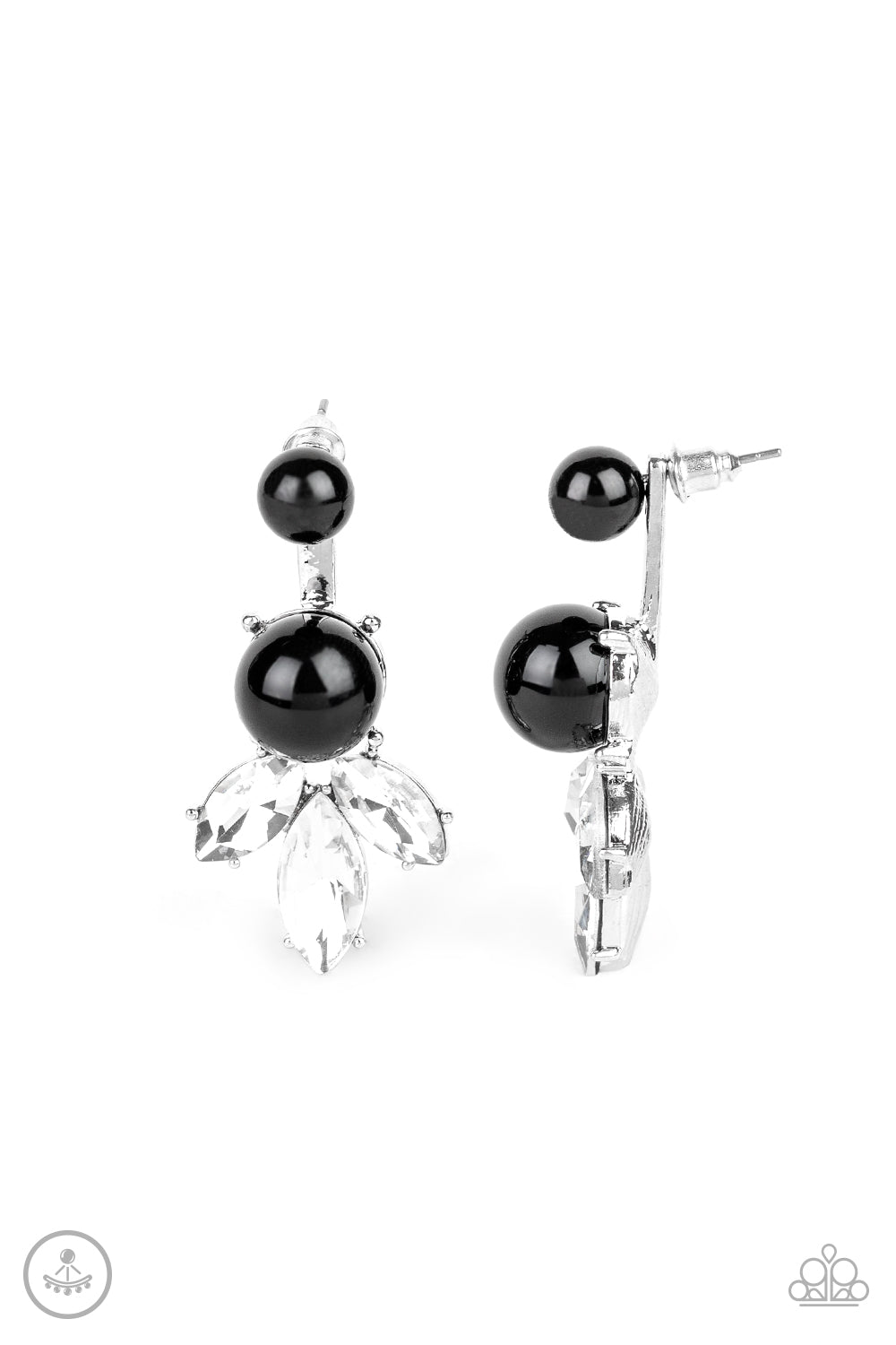 Extra Elite - Black - Paparazzi Earrings