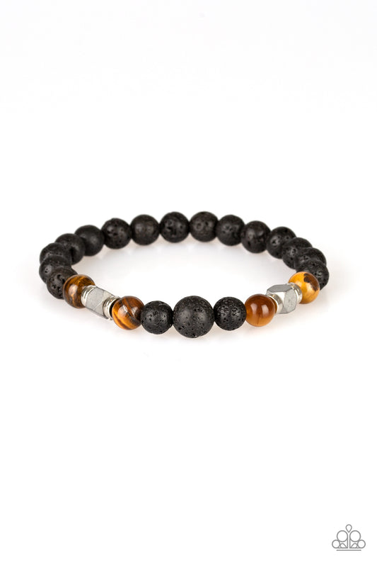 Strength - Brown - Paparazzi Bracelet