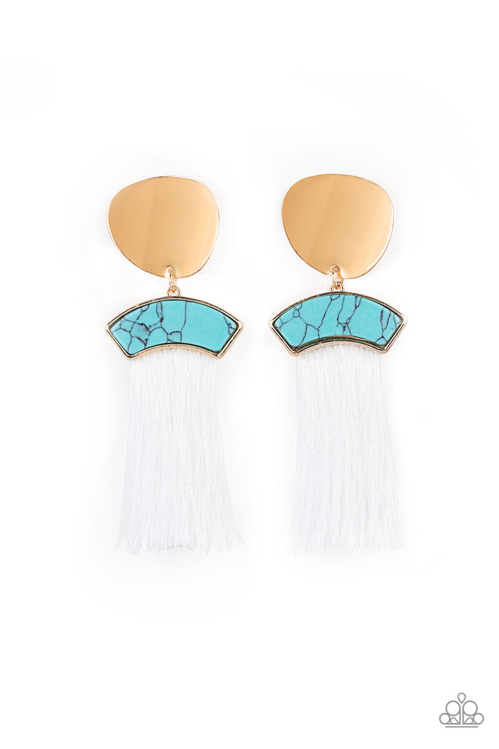 Insta Inca - Blue - Paparazzi Earrings