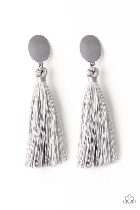 Va Va Plume - Silver Earrings