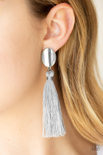 Va Va Plume - Silver Earrings