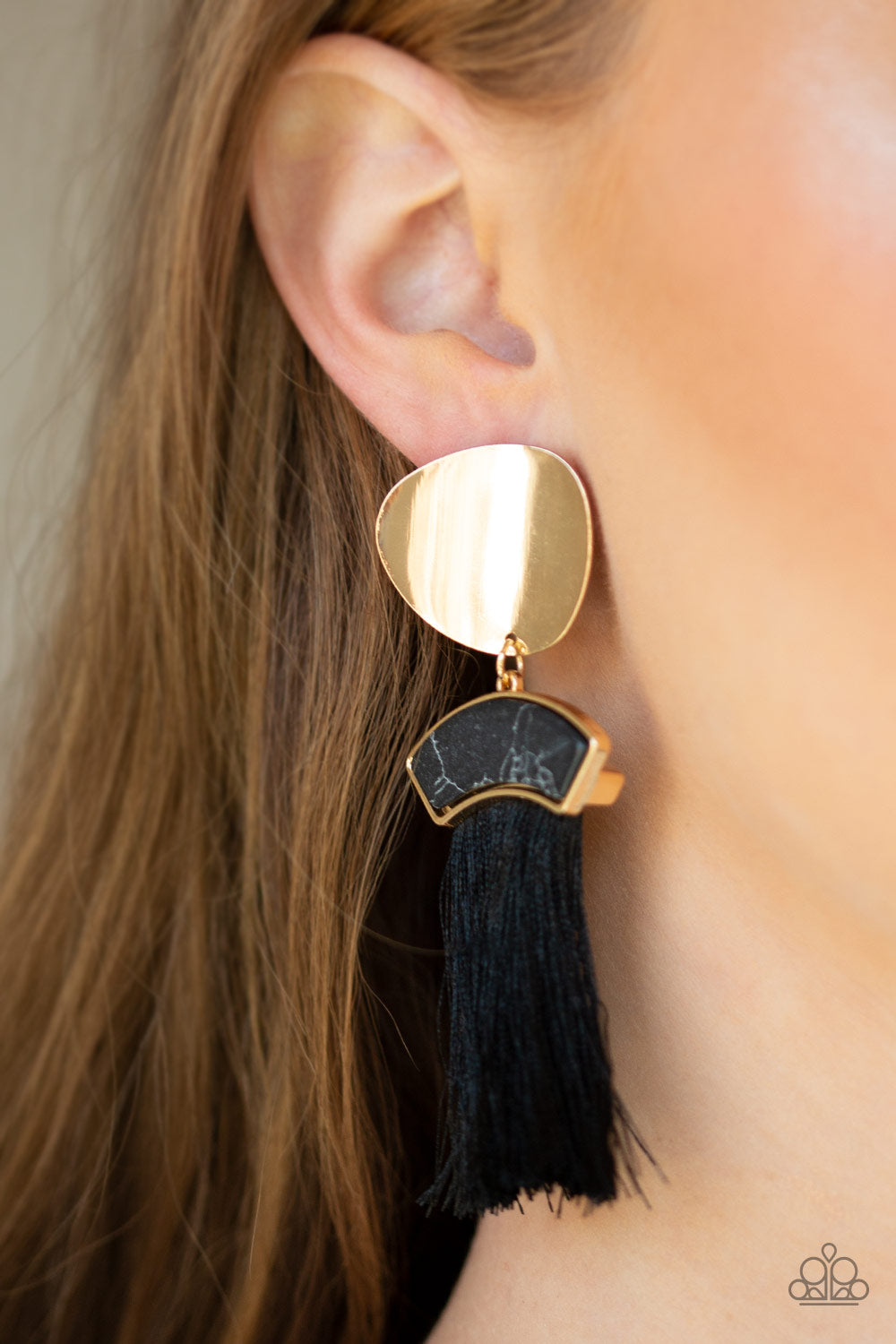 Insta Inca - Gold - Paparazzi Earrings