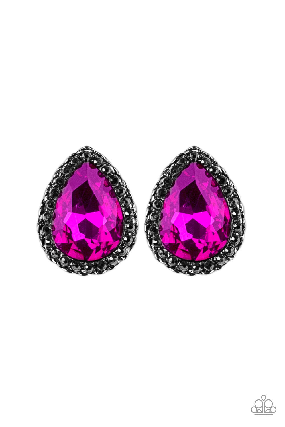 Dare To Shine - Pink Paparazzi Earrings