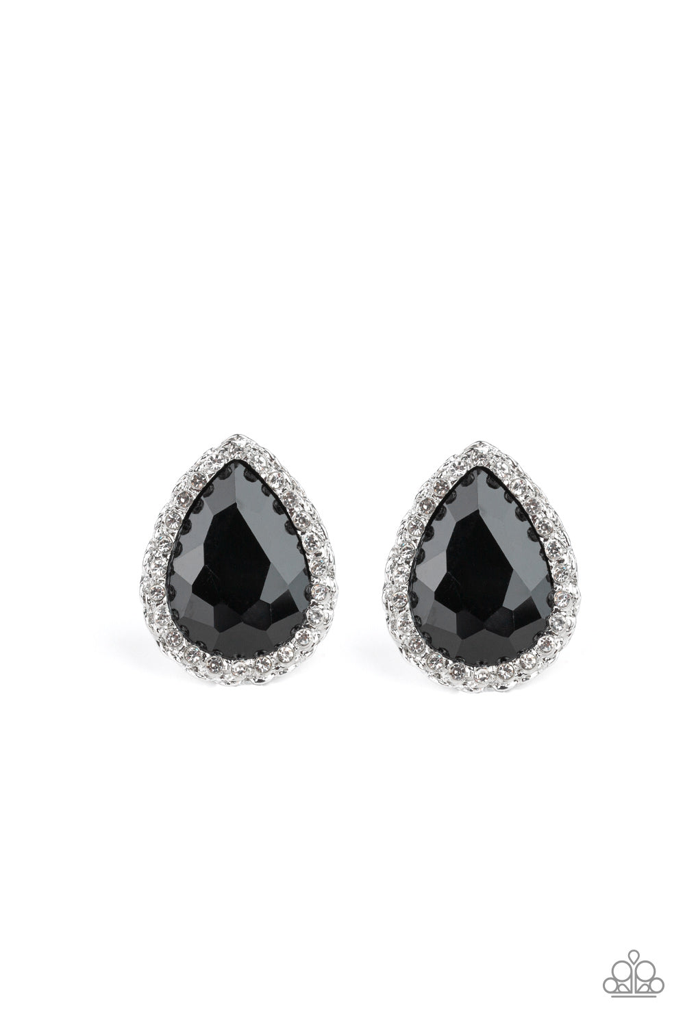 Dare To Shine - Black - Paparazzi Earrings