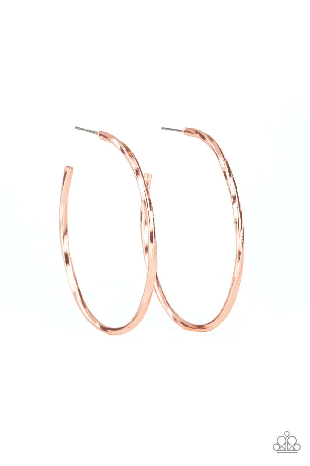 Loop de Hoop- Copper - Paparazzi Earrings