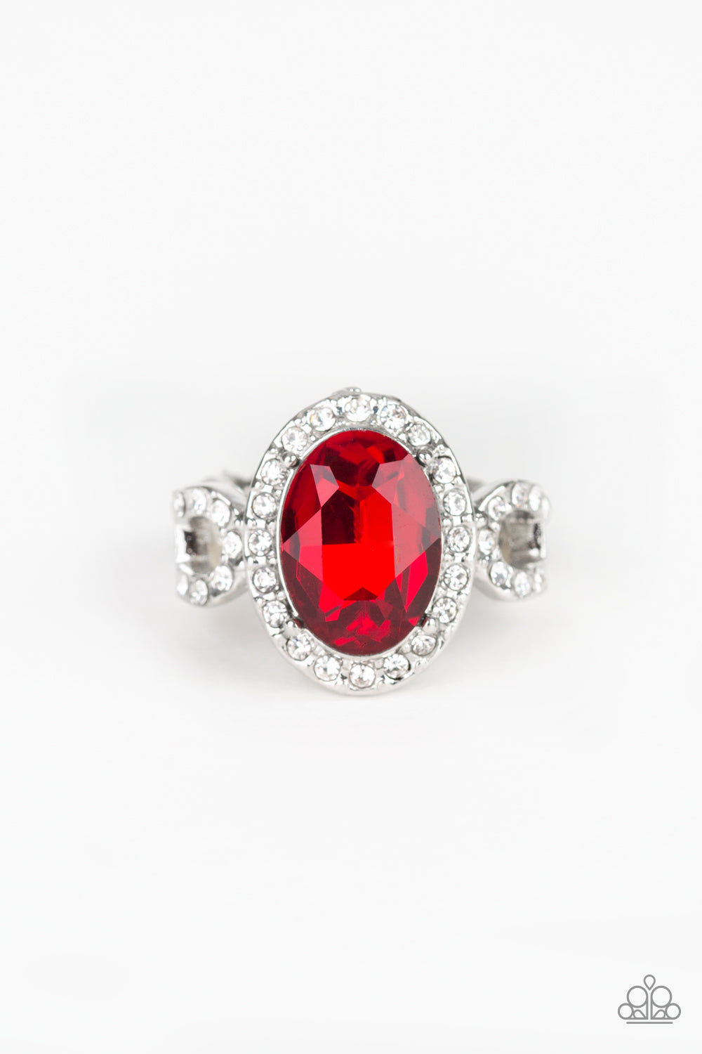 Magnificent Majesty - Red - Paparazzi Ring