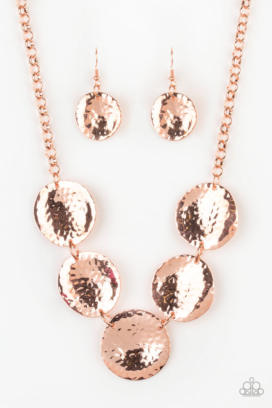 First Impressions - Copper - Paparazzi Necklace