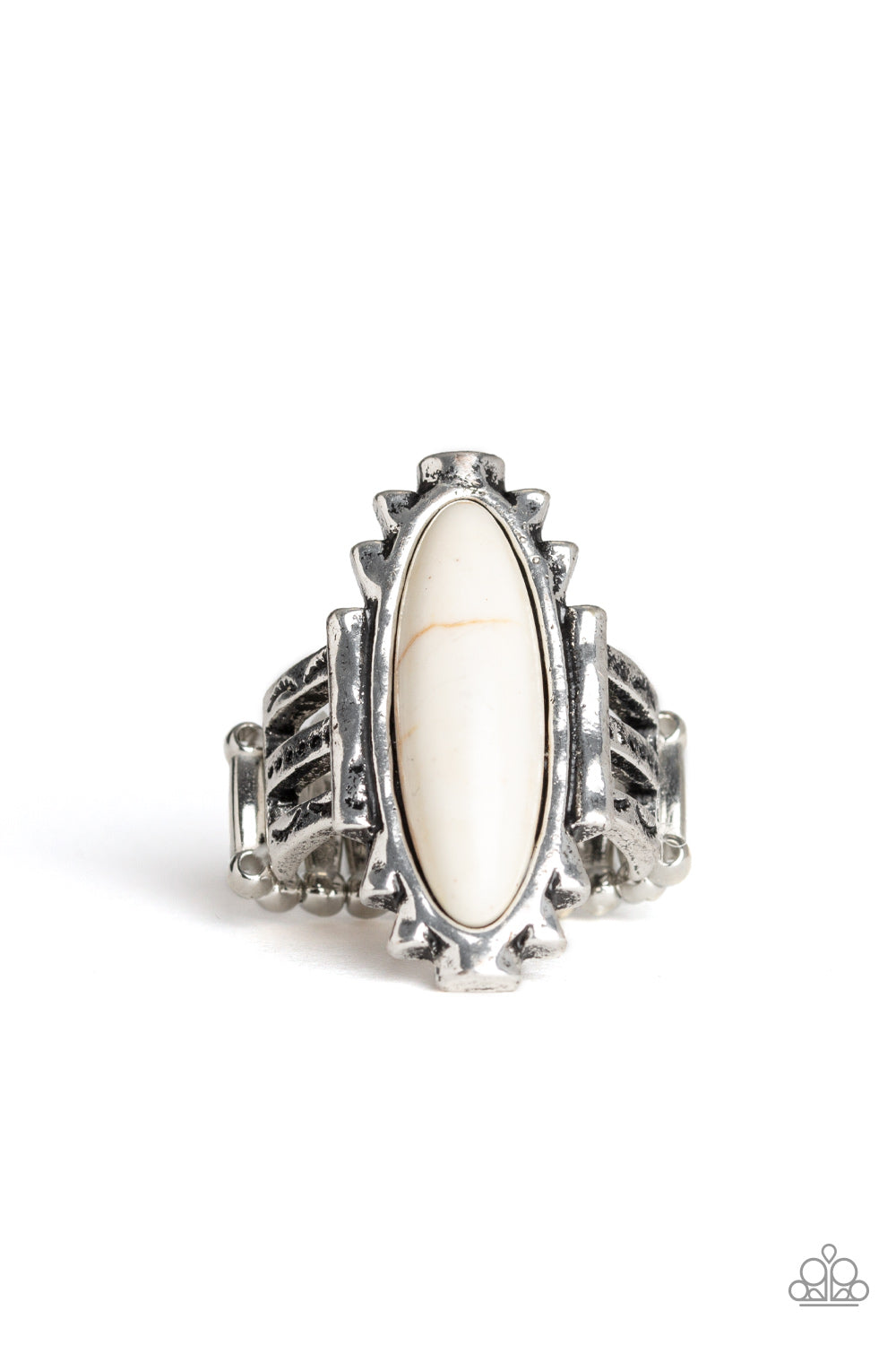 Canyon Colada - White - Paparazzi Ring