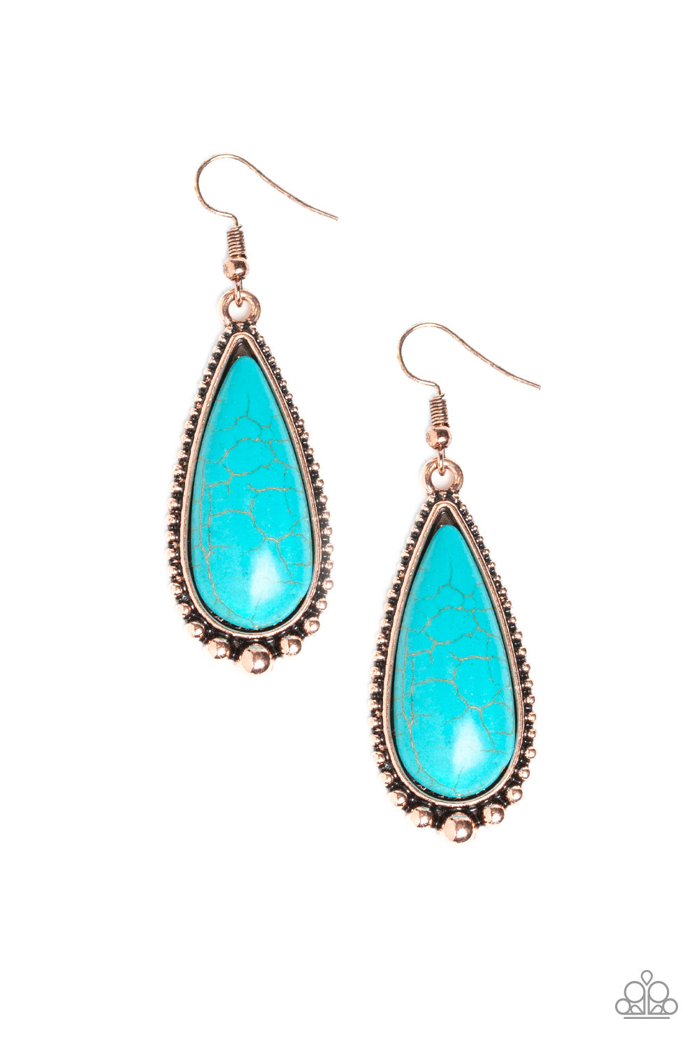 Desert Quench - Copper - Paparazzi Earrings