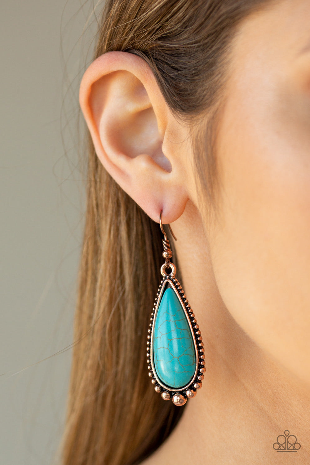 Desert Quench - Copper - Paparazzi Earrings