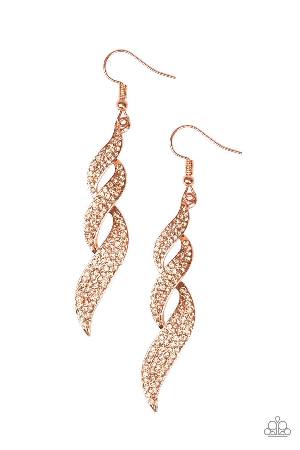 On Fire - Copper - Paparazzi Earrings