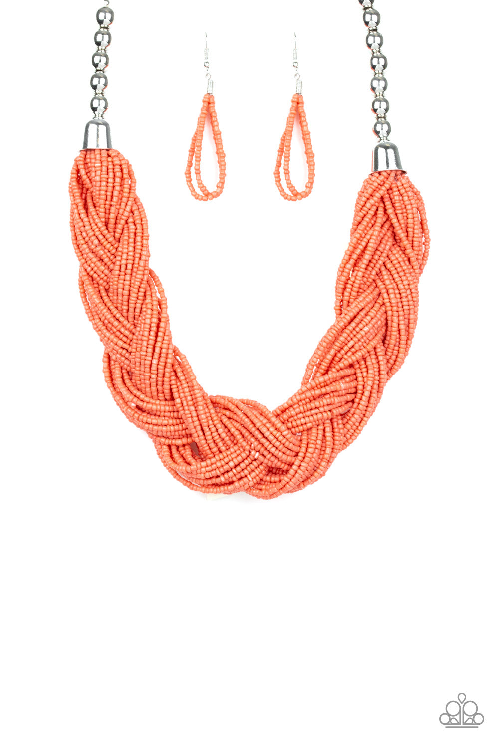 The Great Outback - Orange - Paparazzi  Necklace