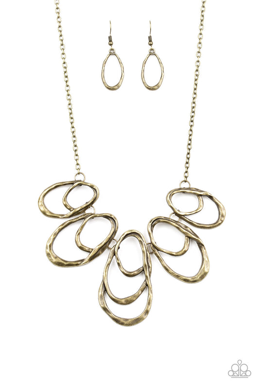 Terra Storm - Brass Necklace