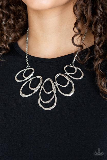 Terra Storm - Silver - Paparazzi Necklace