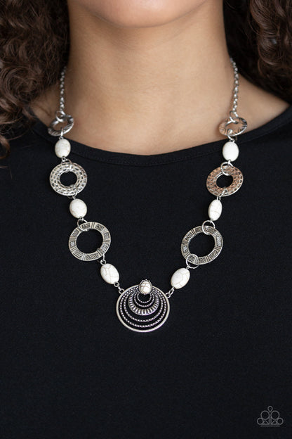 Zen Trend - White - Paparazzi Necklace