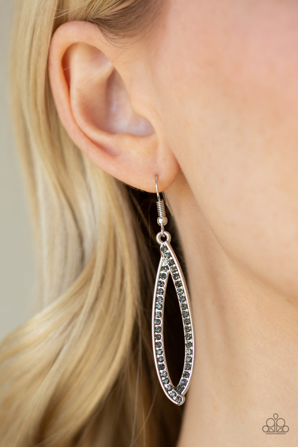 Treasure Trove Trinket - Silver - Paparazzi Earrings