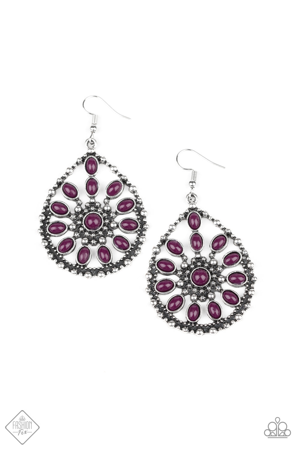 Free To Roam - Purple - Paparazzi Earrings (Fashion Fix)