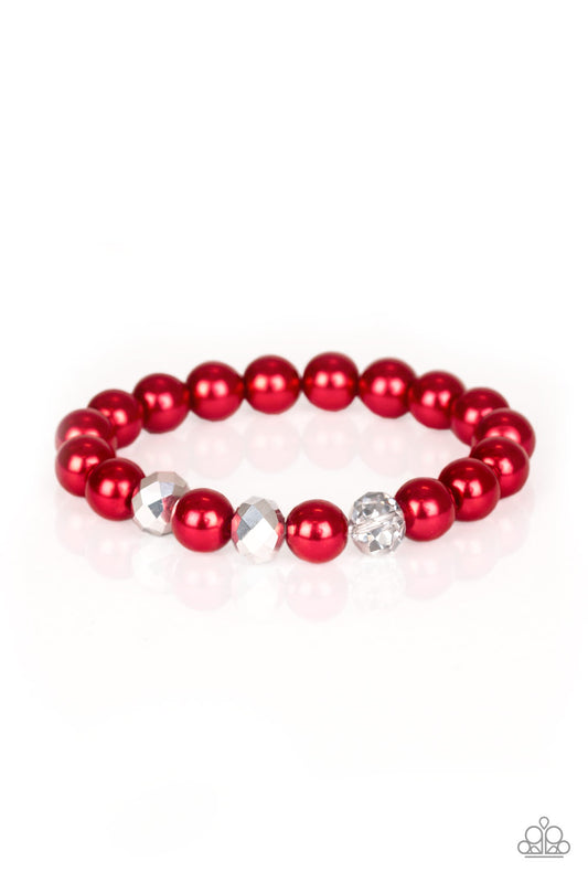 Really Resplendent - Red - Paparazzi Bracelet