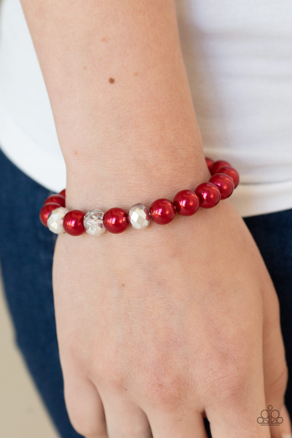 Really Resplendent - Red - Paparazzi Bracelet