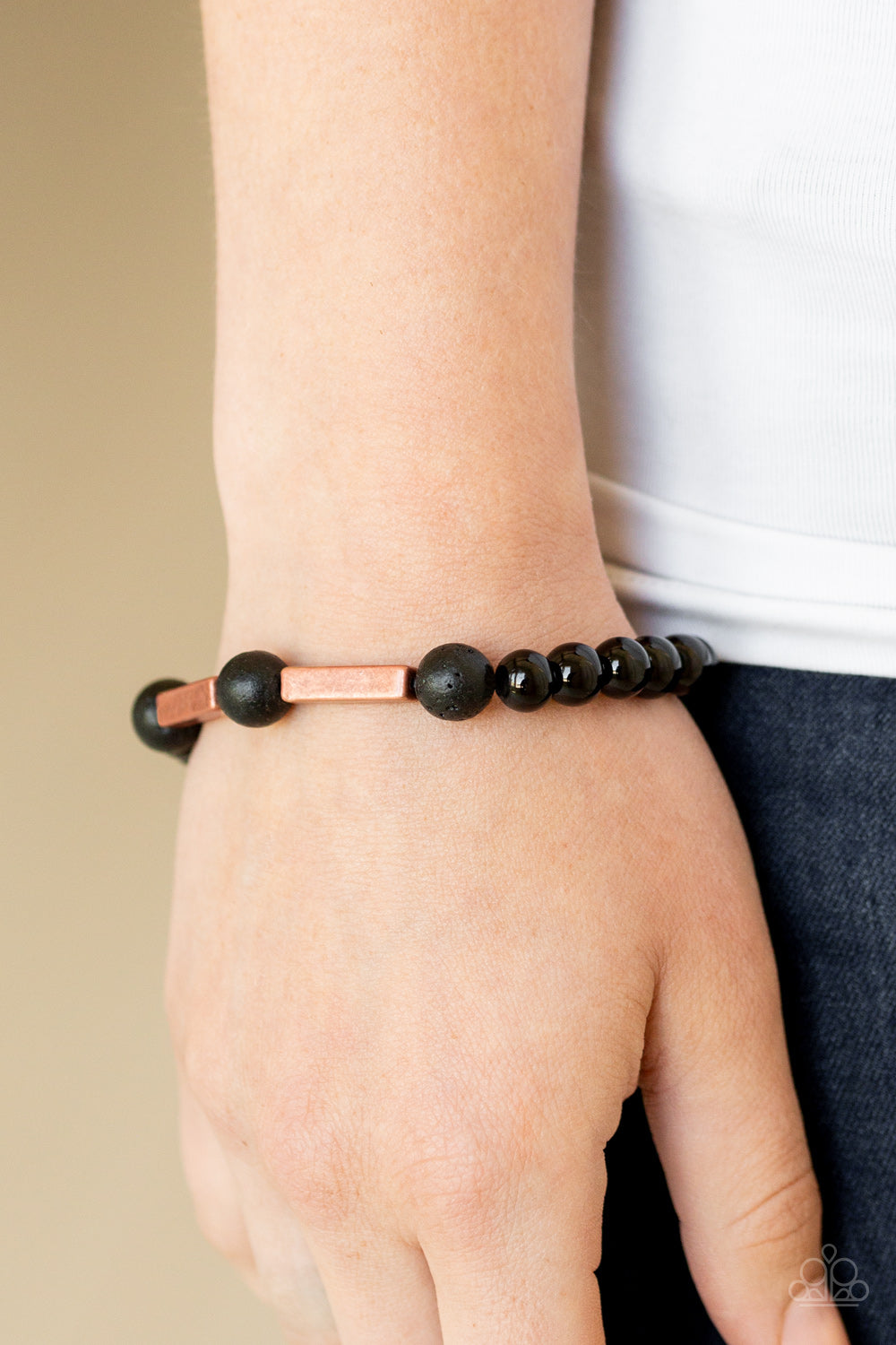 Metro Meditation - Copper - Paparazzi Bracelet