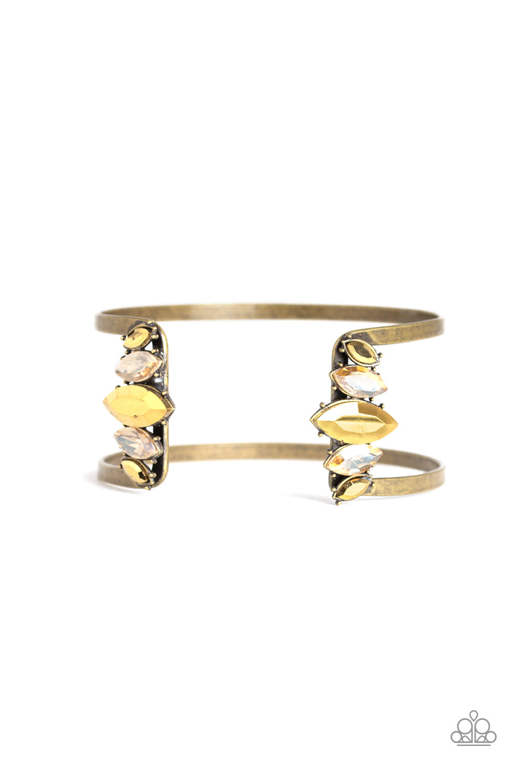 Glam Power - Brass - Paparazzi Bracelet