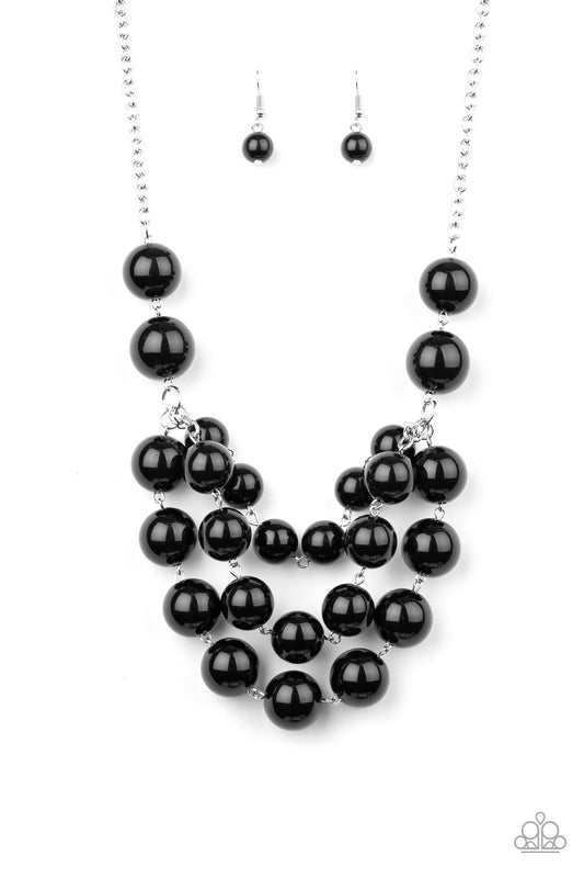 Miss Pop-YOU-larity - Black - Paparazzi  Necklace