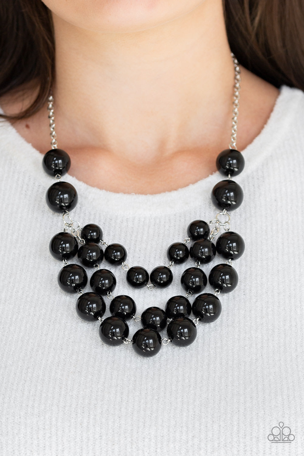 Miss Pop-YOU-larity - Black - Paparazzi  Necklace