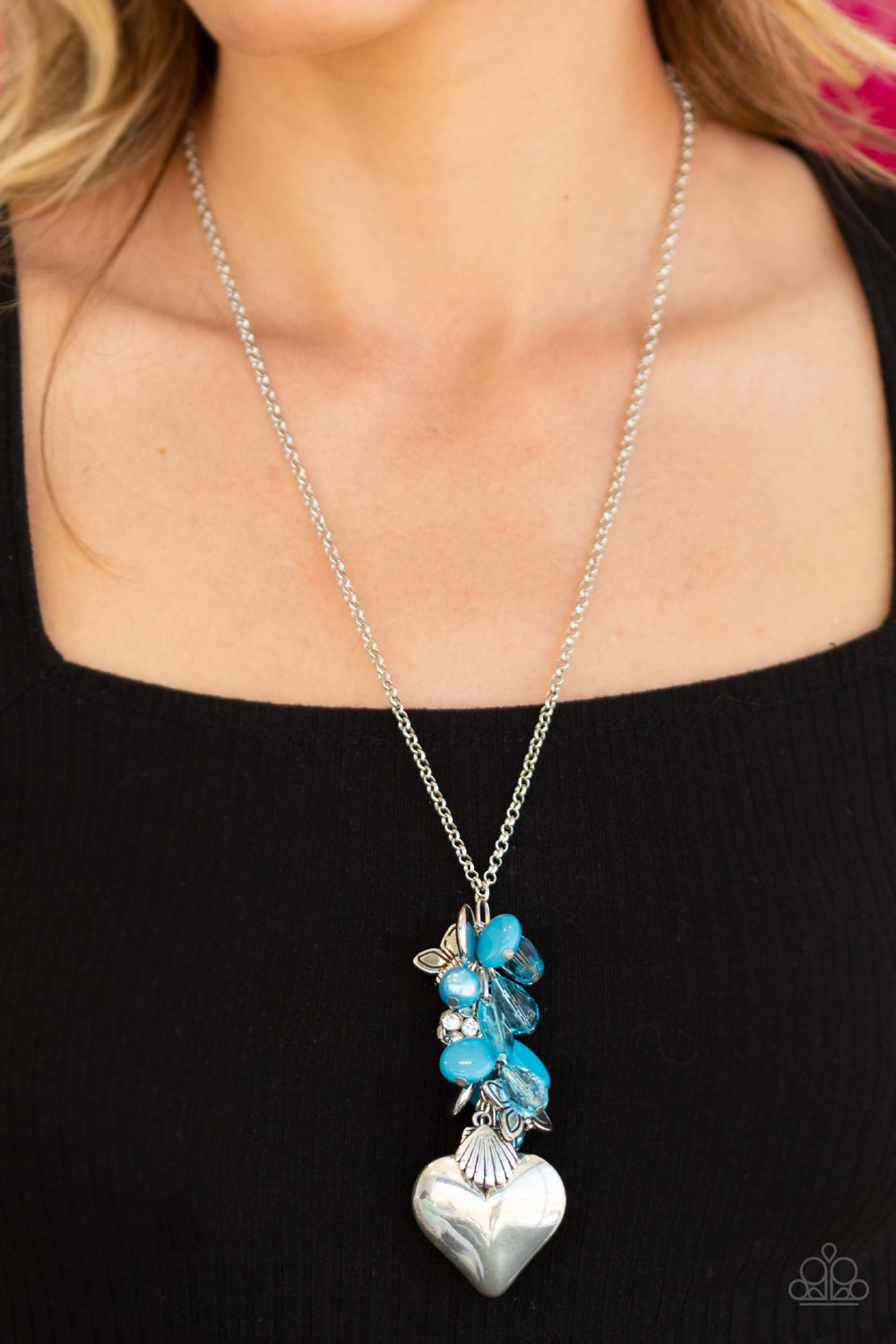 Beach Buzz - Blue - Paparazzi Necklace