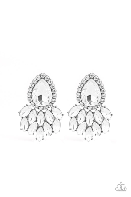 A Breath of Fresh Heir - Black - Paparazzi Earrings