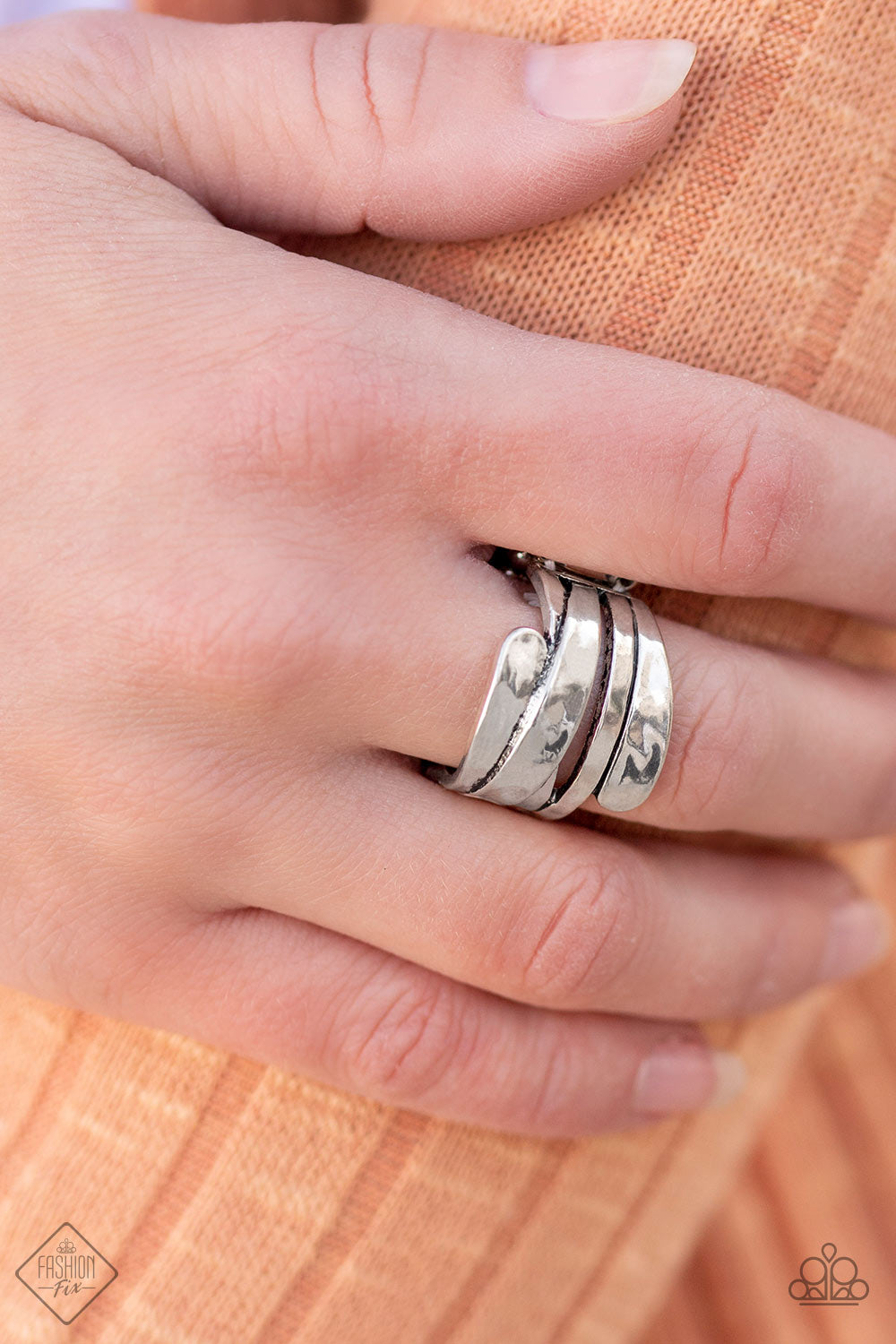 Behind The Sheen Silver - Paparazzi Ring