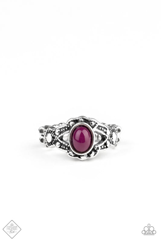 Definitely DOT! - Purple - Paparazzi Ring (Fashion Fix)